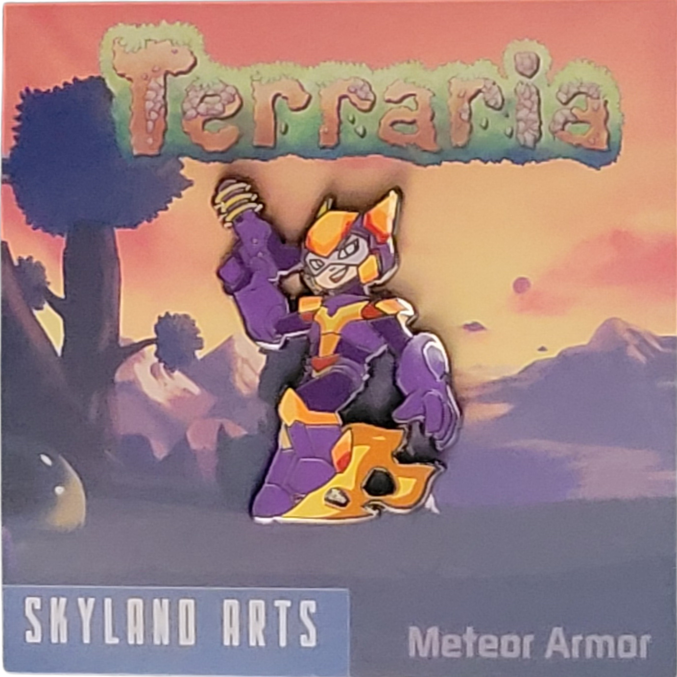 Meteor Armor PC Hard Enamel Pin